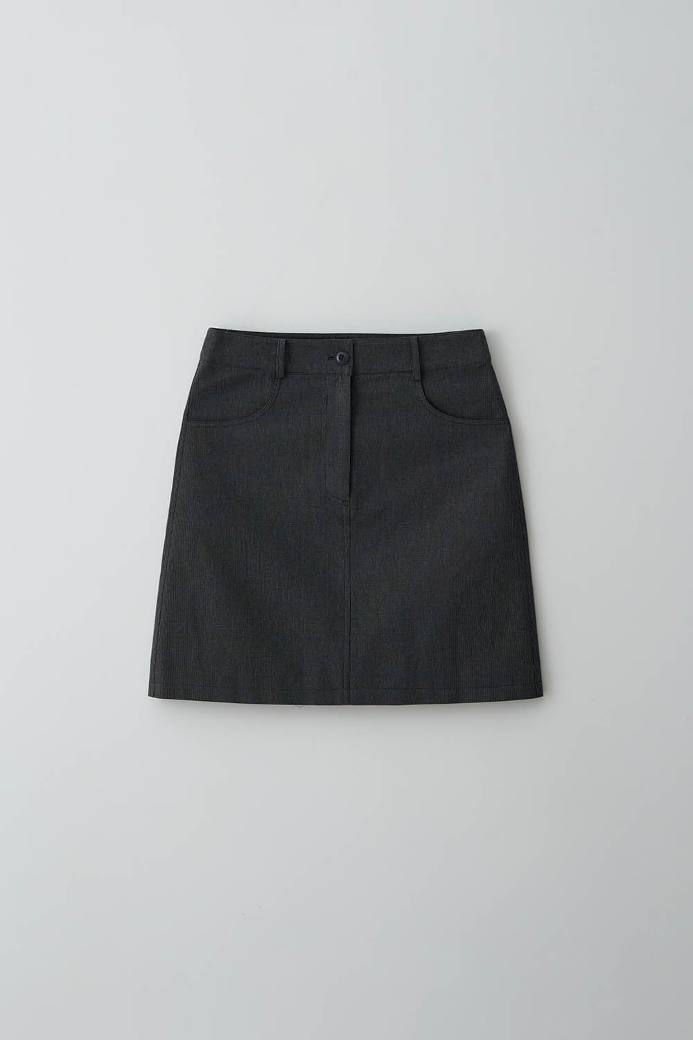 Sally Check Cotton Skirt