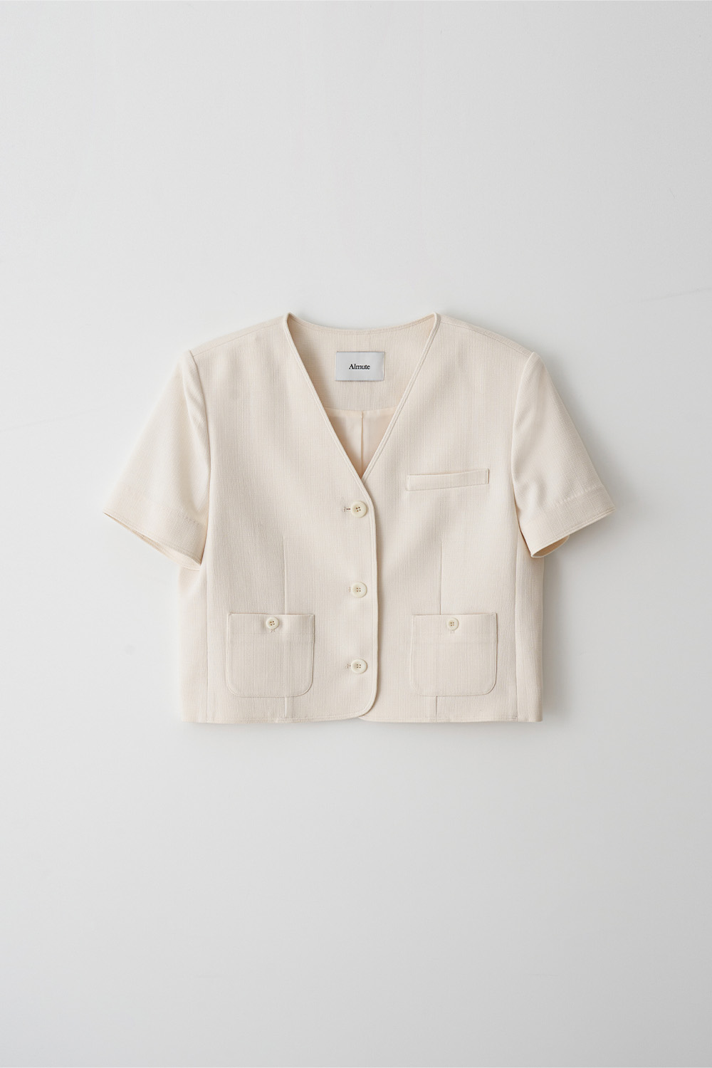 (7차) Rene V-NECK TWEED JACKET